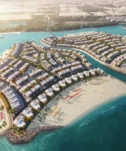 Falcon Island Ras Al Khaimah Diamond Painting