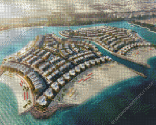 Falcon Island Ras Al Khaimah Diamond Painting