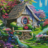 Fantasy Tree Home Diamond Painting