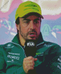 Fernando Alonso Diamond Painting