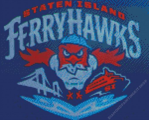 Ferryhawks Logo Diamond Painting