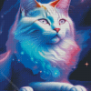 Galaxy Cat Diamond Painting