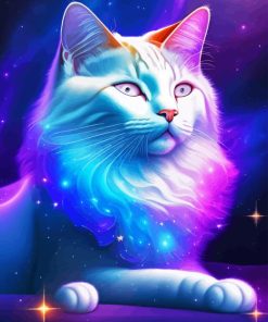 Galaxy Cat Diamond Painting