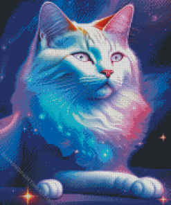 Galaxy Cat Diamond Painting