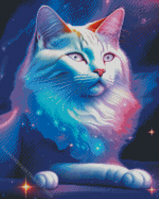 Galaxy Cat Diamond Painting