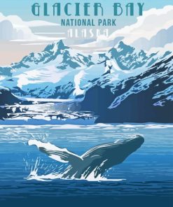 Glacier Bay Park Poster Diamond Painting