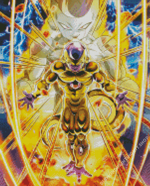 Golden Frieza Diamond Painting