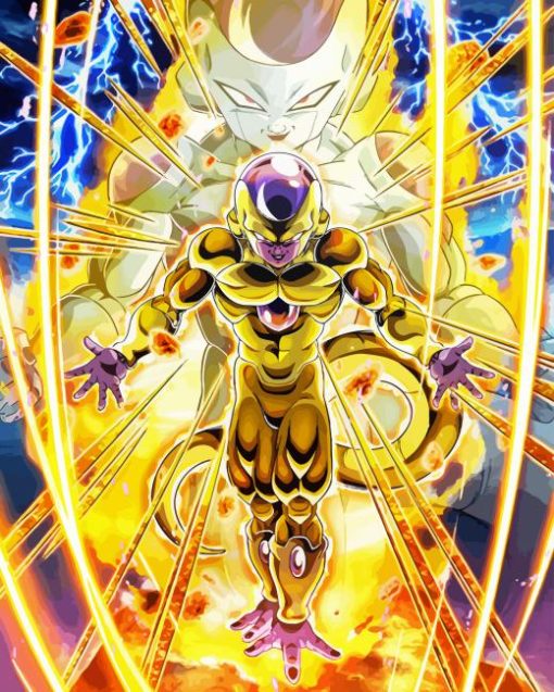 Golden Frieza Diamond Painting