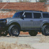 Grey Ford Bronco Diamond Painting