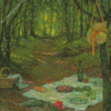 A Break in the Woods Art Diamond Painting