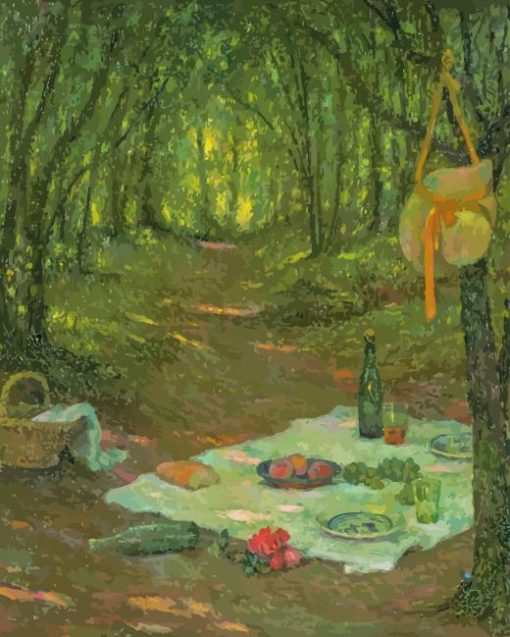 A Break in the Woods Art Diamond Painting