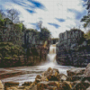 High Force Waterfall Diamond Painting