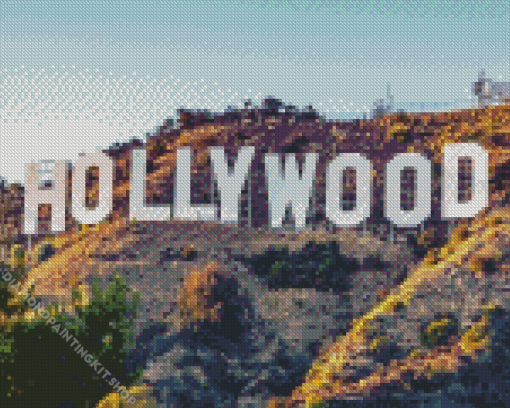 Hollywood Sign Diamond Painting