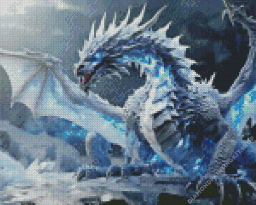 Ice Dragon Diamond Painting