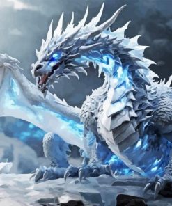 Ice Dragon Diamond Painting