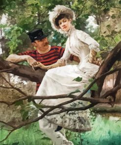 Idyll by Carl Larsson Diamond Painting