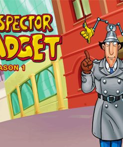 Inspector Gadget Animation Poster Diamond Painting