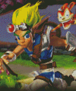 Jak And Daxter Diamond Painting