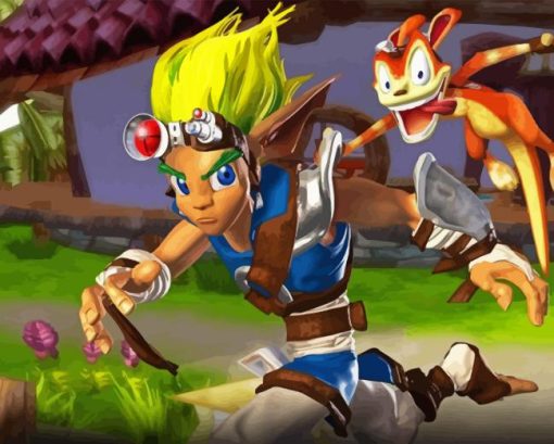 Jak And Daxter Diamond Painting