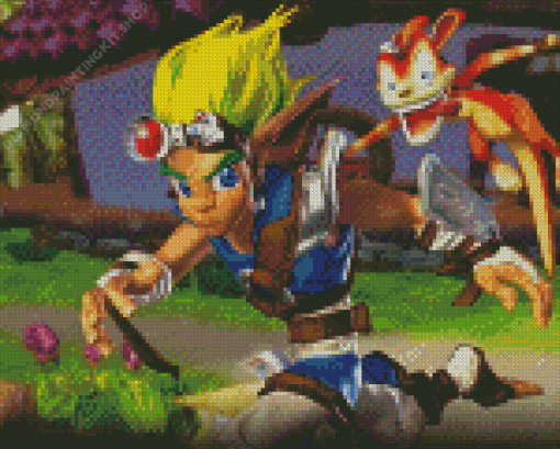 Jak And Daxter Diamond Painting