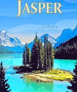 Jasper National Park Poster Diamond Painting