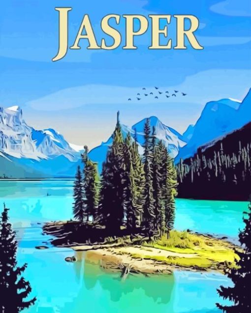 Jasper National Park Poster Diamond Painting