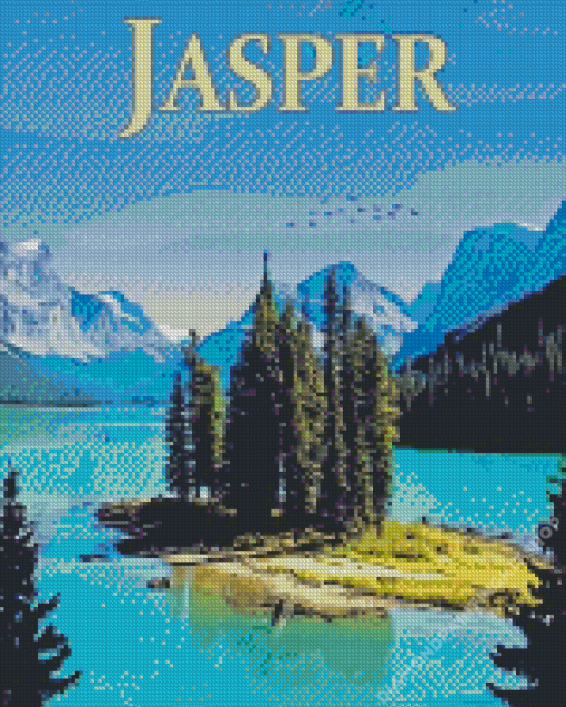 Jasper National Park Poster Diamond Painting