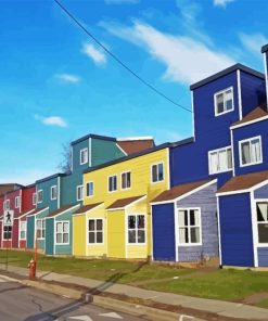 Jellybean Houses Diamond Painting