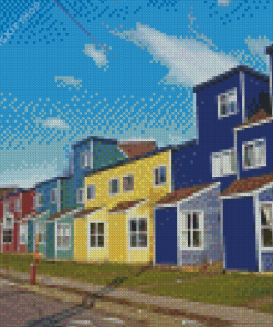 Jellybean Houses Diamond Painting