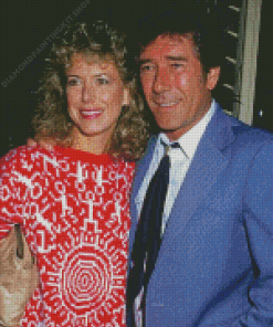 Jennifer Savidge with Her Husband Diamond Painting