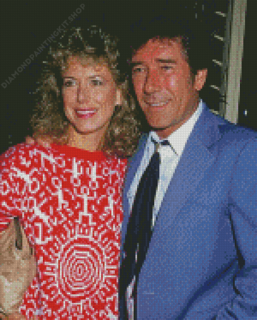 Jennifer Savidge with Her Husband Diamond Painting