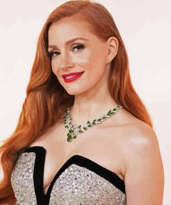 Jessica Chastain Diamond Painting