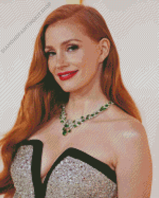 Jessica Chastain Diamond Painting