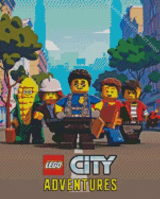 Lego City Adventures Diamond Painting