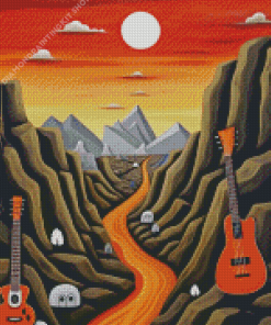 Landscape Folk Diamond Painting