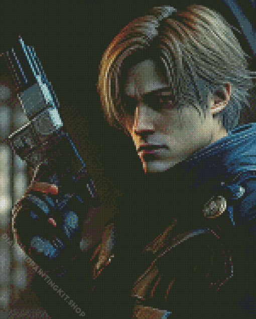 Leon Kennedy Diamond Painting