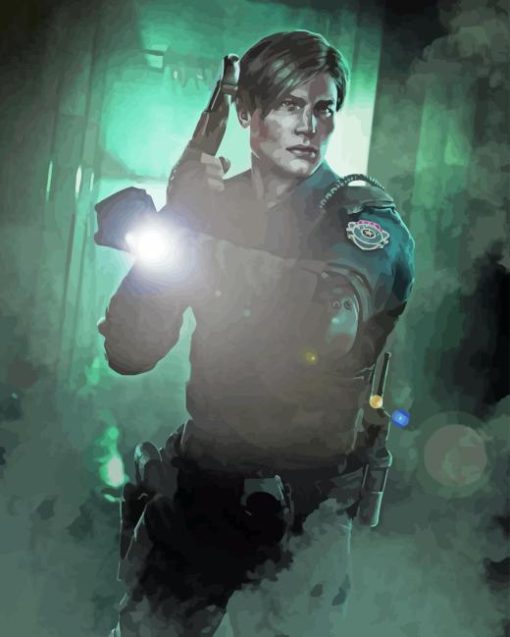 Leon Scott Kennedy Diamond Painting