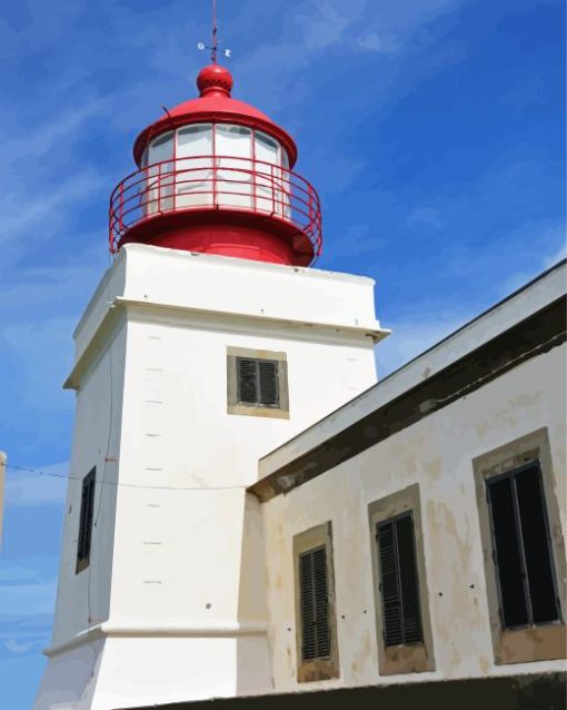 Lighthouse of Ponta do Pargo Diamond Painting