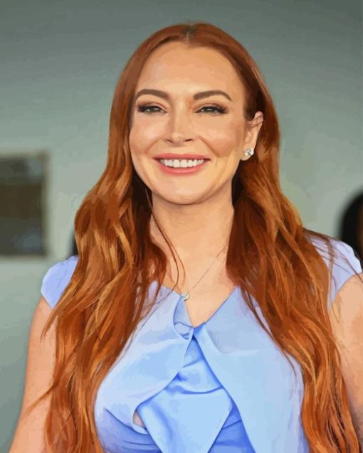 Lindsay Lohan Diamond Painting