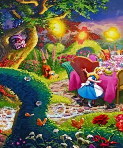 Mad Hatter Tea Party Diamond Painting