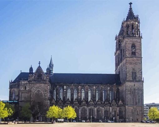 Magdeburg Cathedral Diamond Painting