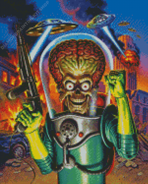 Mars Attacks Diamond Painting