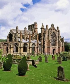 Melrose Abbey Diamond Painting