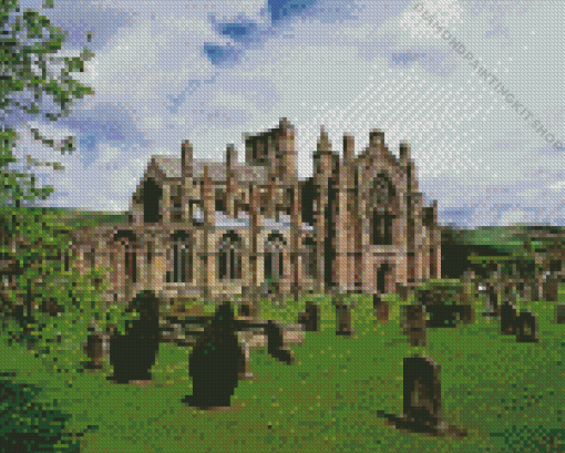 Melrose Abbey Diamond Painting