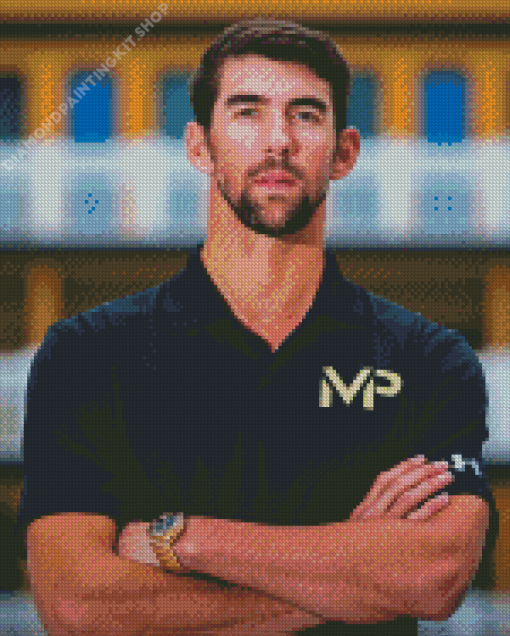 Michael Phelps Diamond Painting