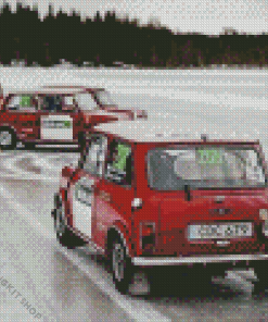 Mini Rally Cars Diamond Painting