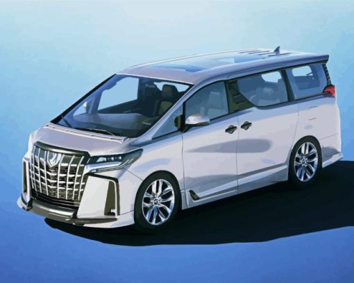 Minivan Toyota Alphard Diamond Painting