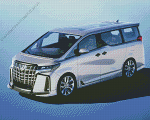 Minivan Toyota Alphard Diamond Painting