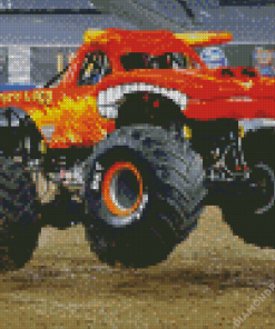 Monster Jam Truck Diamond Painting