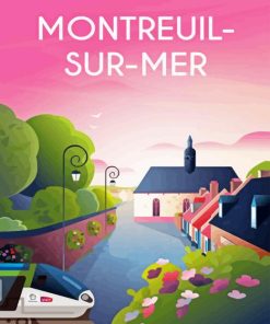 Montreuil Sur Mer Poster Diamond Painting